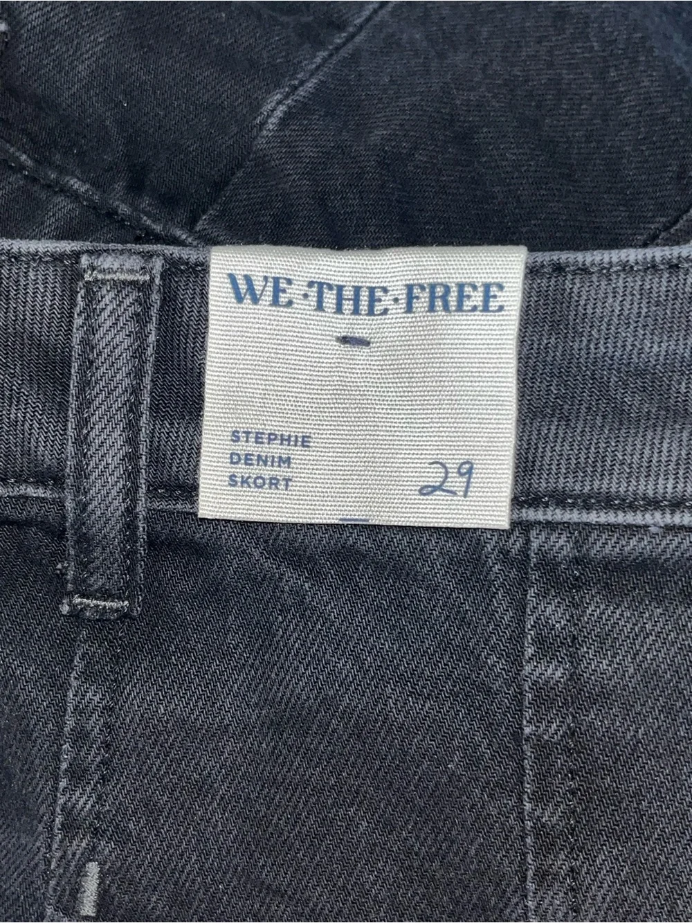 Free People: We The Free Stephie Denim Jean Skort - Picture 9 of 13